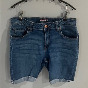 Tommy Hilfiger Dark Blue Jean Shorts 12R
